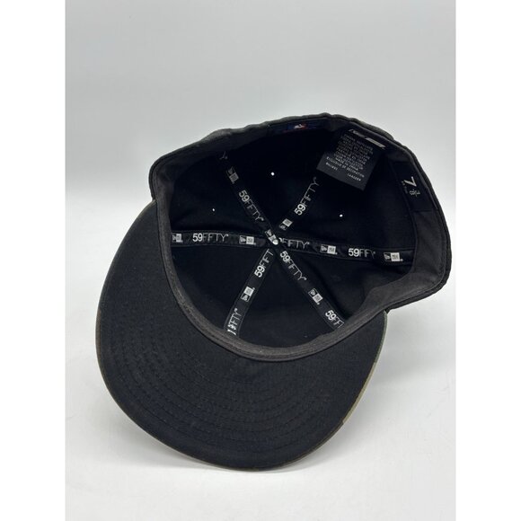 New Era 59Fifty Boston Red Sox Dog Tag Camo Fitted Cap Hat MLB Size 7 3/8 - Picture 8 of 9